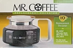 New Mr. Coffee Glass Carafe Decanter Pot Replacement Cup W/ Extra Lid #TD10. Fixed Price $15.30.