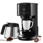 Gourmia 2-IN-1 Coffee Maker Single Serve, 12 And K-cup Compatible. Fixed Price $119.99.