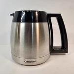 Cuisinart Stainless Thermal Coffee Carafe Replacement Pot Black Lid 10 Cup. Fixed Price $24.99.