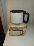 Medelco 8-10 Cup Vintage Eurostyle Baked Enamel Coffee Server Unbreakable White. Fixed Price $12.00.