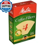 Melitta Super Premium #4 Natural Brown Coffee Filters - 100 Count, Kosher. Fixed Price $33.66.