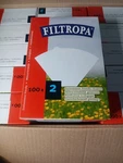 3000 #2 Pour Over Coffee Filters Cones White Filtropa Environmentally Friendly. Fixed Price $97.67.