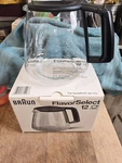 Braun Flavor Select Cup Replacement Carafe KFK12C Glass Coffee Pot Nib. Fixed Price $24.99.