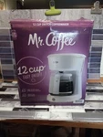 Mr Coffee 12 Cup Easy On/off Filter Maker White Brew Auto Pause Nob. Fixed Price $39.00.