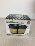 Medelco BF215CB 12 Cups Black/gold Basket Coffee Filter Pk. Fixed Price $11.79.