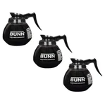 Bunn 3-PACK 12CUP Commercial Glass Decanter Black Coffee Pot Carafe New. Fixed Price $36.99.