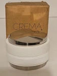 Crema Coffee Product 58.5MM Distributor Leveler & Hand Tamper White Barista Tool. Fixed Price $33.00.