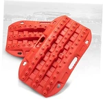 Off Road Traction Boads, 2 Pcs Short Recovery Track Mats For 4WD Red. Fixed Price $66.04.