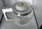 Mr Coffee 12 Cup Carafe Glass Replacement Decanter Pot White Handle Lid. Fixed Price $15.00.