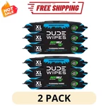 2PACK Dude Wipes Xl Flushable Wet Menthole Xxtreme 144 Ct. Fixed Price $38.99.
