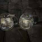 Lot Mr. Coffee 12-CUP Glass Carafes Black Lid Handle Replacement Pot. Fixed Price $8.75.