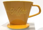 Xxl Porcelain Coffee Dripper Yellow By Creano Ceramic Cone Brewer Pour Over .. Fixed Price $37.00.