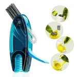 4 Multifunctional Cup Lid Cleaning Brush Set, 1PC Bright Blue, Plastic. Fixed Price $17.09.