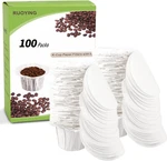 Disposable Cup Coffee Filters With Lid For Keurig Single Serve Brewers 1.0 & 2. Fixed Price $13.87.