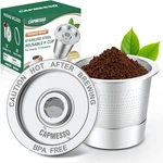 Reusable Cups For Keurig 1.0: Stainless Steel Coffee Pod Metal Refillable. Fixed Price $14.24.