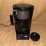 Vintage 1989 Oster Thermo Cafe 10 Cup Automatic Drip Coffeemaker 3421-21 Carafe. Fixed Price $114.99.