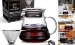 Casa Brava Glass Pour Over Coffee Maker Set 28OZ (850ML) Heat-resistant. Fixed Price $45.55.