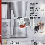 Zwilling Enfinigy Drip Coffee Maker With Thermo Carafe 10 Cup, Awarded Sca. Fixed Price $129.00.