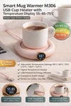 Coffee Mug Warmer Coaster Smart Heating Cup Thermal Insulation Constant Tem. Fixed Price $23.00.