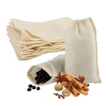 Auear, Reusable Drawstring Cotton Soup Bags Coffee Chinese 12 Pack, 4"X6". Fixed Price $10.99.
