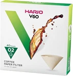 Hario V60 Paper Coffee Filters, Size 02, Natural, 40CT Boxed. Fixed Price $10.79.