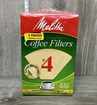 Melitta #4 Natural Brown Cone Coffee Filters, 300 Ct (3 Packs 100). (sm). Fixed Price $9.99.