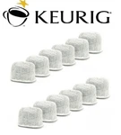 (12) Genuine Keurig Coffee Charcoal Water Filter Cartridge Replacement Universal. Fixed Price $19.50.