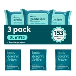 Goodwipes Flushable Butt - Vitamin & 50 Count (pack Of 3 + Sachets). Fixed Price $27.99.