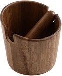 5 Inch Coffee Knock Espresso Box,wood Bin For Machine. Fixed Price $37.99.