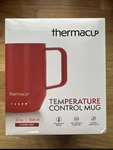 Thermacup Self-heating Temperature Controlled Cherry Red Coffee 12 Oz Mug. Fixed Price $68.00.