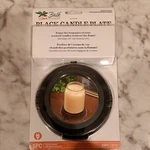 Bulk Paradise Black Candle Plate No Flame Warmer. Fixed Price $14.88.