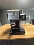 Mr. Coffee BVMC-EM6701SS Espresso Cappuccino Latte Maker Silver Black Programma. Fixed Price $100.00.