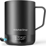Kitchekshop 14OZ Smart Coffee Mug Warmer Self-heating HSC09K Black. Fixed Price $111.35.