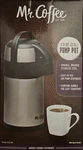 New Mr. Coffee Pump Pot Thermos 2.3QT(2.2L) Brushed Stainless Steel BVMC-AC5-RB. Fixed Price $24.69.