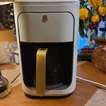 Beautiful CM1199-UL Filter Coffee Machine, 14-CUP, Programmable, White/gold. Fixed Price $75.00.