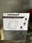 Howay Coffee Warmer And Ceramic Mug Set. Fixed Price $40.58.