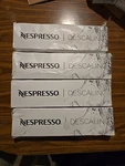 Nespresso Descaling Solution Of 4- Fits All Models 8X100 Ml Packets Inside. Fixed Price $36.95.