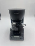 Mr.coffee DRX5 4 Cup Programable Maker 650 Watts Sunbeam Black Tested. Fixed Price $29.99.