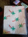 Vintage Christmas Wrapping Paper Palm Tree One Sheet Nos. Fixed Price $25.00.