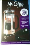 Mr. Coffee French Press Maker With Milk Frother, New. Fixed Price $14.98.