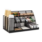 Mind Reader Cup And Condiment Station Countertop Org Black: Coffee. Fixed Price $67.99.