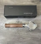 54MM Bottomless Portafilter With 18G Precision Basket, Fits Breville Flat. Fixed Price $65.00.