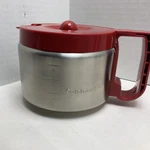Cuisinart Cup Stainless Steel Coffee Carafe Replacement Pot Red DCC-450R. Fixed Price $26.48.
