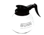 Bunn Decanter,glass-blk 12C 3/CS Genuine Oem BU42400.0103. Fixed Price $49.95.