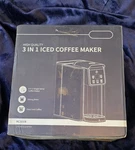 New 3-IN-1 Iced Coffee Maker KC101B Single Serve K-cup. Fixed Price $21.00.