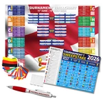World Cup 2026 Wallchart England Bundle A1/A2 + Flags Sweepstake Poster Kit. Fixed Price $20.35.