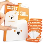 Impossibly Compact Travel Wipes Skin-friendly Wet 6 Count (pack Of 10). Fixed Price $15.10.