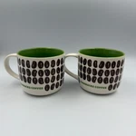 Lot Starbucks Coffee Bean Cup Mugs New Bone China 2009 Porcelain 3.5" Tall. Fixed Price $25.99.
