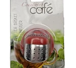 Countertop Cafe Tea Basket Infuser Red Stainless Steel New. Fixed Price $13.33.