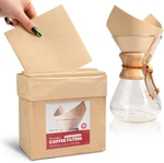 100CT Pre-folded Unbleached Cone Coffee Filters, Upgraded 30% Thicker Natural Pa. Fixed Price $28.99.